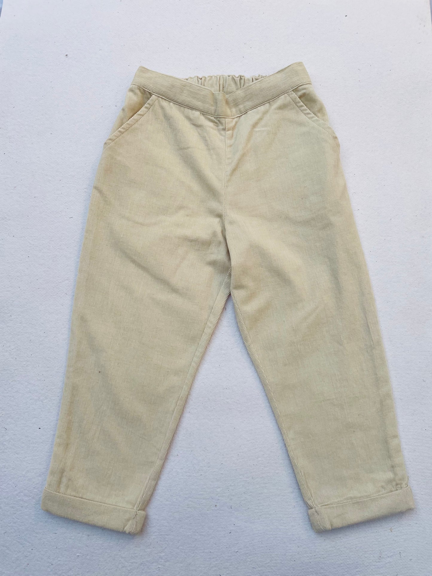 Oyster Grey Cord Trouser